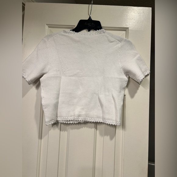 NWT J. Crew Short-sleeve sweater lady jacket Size X Small $138 - Picture 8 of 11